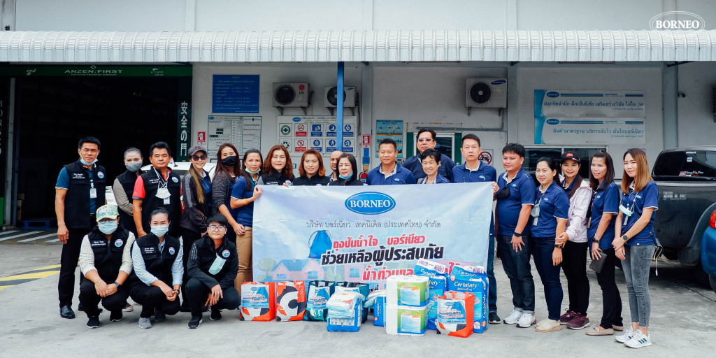 Passing on encouragement to flood victims 'Borneo Sharing Bag'